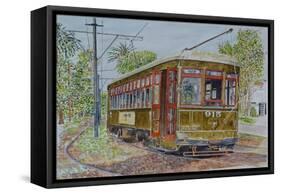 St. Charles Streetcar, 2008-Anthony Butera-Framed Stretched Canvas