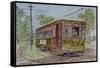 St. Charles Streetcar, 2008-Anthony Butera-Framed Stretched Canvas