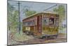 St. Charles Streetcar, 2008-Anthony Butera-Mounted Giclee Print