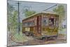 St. Charles Streetcar, 2008-Anthony Butera-Mounted Giclee Print