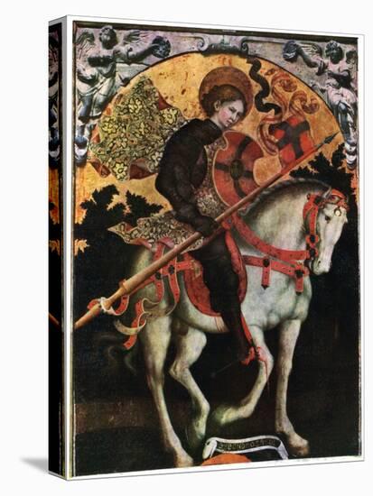 St Chrisogonus, 15th Century-Michele Giambono-Stretched Canvas