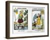 St Christopher and a Guardian Angel, 19th Century-null-Framed Giclee Print