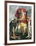 St Christopher Between Saints Rocco and Sebastian, 1532-1535-Lorenzo Lotto-Framed Giclee Print