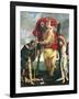 St Christopher Between Saints Rocco and Sebastian, 1532-1535-Lorenzo Lotto-Framed Giclee Print