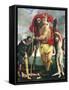 St Christopher Between Saints Rocco and Sebastian, 1532-1535-Lorenzo Lotto-Framed Stretched Canvas