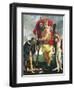 St Christopher Between Saints Rocco and Sebastian, 1532-1535-Lorenzo Lotto-Framed Giclee Print