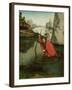 St. Christopher Carrying the Christ Child-Konrad Witz-Framed Giclee Print