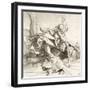 St Christopher Carrying the Christ Child-Lucas van Leyden-Framed Giclee Print