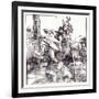 St.Christopher Carrying the Infant Christ, 1511-Albrecht Dürer-Framed Giclee Print