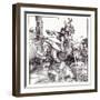 St.Christopher Carrying the Infant Christ, 1511-Albrecht Dürer-Framed Giclee Print