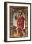 St Christopher, Detail of Altarpiece, Vigevano Cathedral, Italy-null-Framed Giclee Print