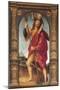 St Christopher, Detail of Altarpiece, Vigevano Cathedral, Italy-null-Mounted Giclee Print