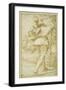 St. Christopher Ferrying the Christ Child-Pietro Faccini-Framed Giclee Print