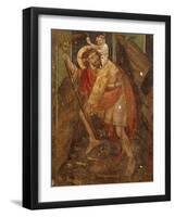 St Christopher, Fresco-Giacomo Jaquerio-Framed Giclee Print