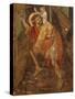 St Christopher, Fresco-Giacomo Jaquerio-Stretched Canvas