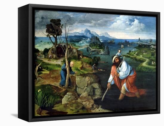 St. Christopher-Joachim Patenir-Framed Stretched Canvas