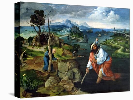 St. Christopher-Joachim Patenir-Stretched Canvas