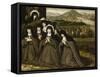 St. Clair with Her Sister Agnes and Several Religious-null-Framed Stretched Canvas