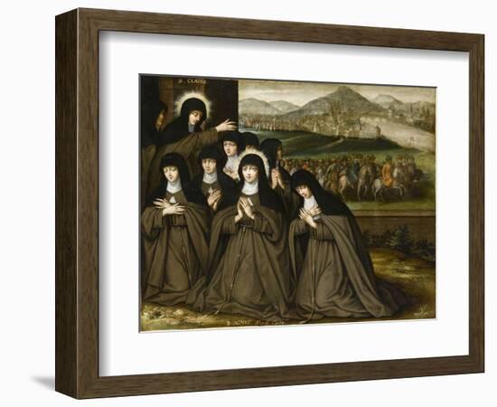 St. Clair with Her Sister Agnes and Several Religious-null-Framed Giclee Print