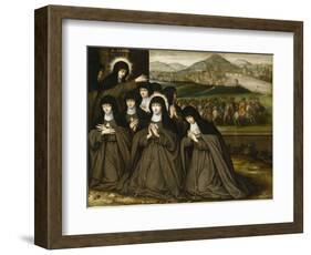 St. Clair with Her Sister Agnes and Several Religious-null-Framed Giclee Print