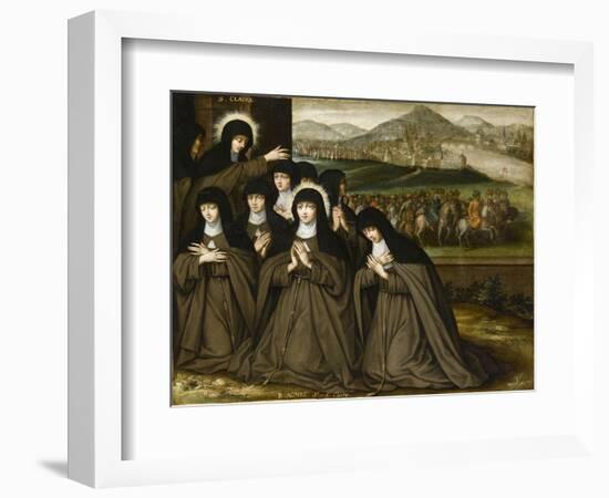 St. Clair with Her Sister Agnes and Several Religious-null-Framed Giclee Print