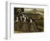 St. Clair with Her Sister Agnes and Several Religious-null-Framed Giclee Print