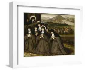 St. Clair with Her Sister Agnes and Several Religious-null-Framed Giclee Print