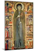 St. Clare with Scenes from Her Life-Maestro Di Santa Chiara-Mounted Giclee Print