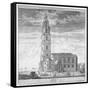 St Clement Danes Church, Westminster, London, C1719-Johannes Kip-Framed Stretched Canvas