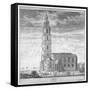 St Clement Danes Church, Westminster, London, C1719-Johannes Kip-Framed Stretched Canvas