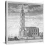 St Clement Danes Church, Westminster, London, C1719-Johannes Kip-Stretched Canvas