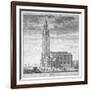 St Clement Danes Church, Westminster, London, C1719-Johannes Kip-Framed Giclee Print