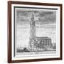 St Clement Danes Church, Westminster, London, C1719-Johannes Kip-Framed Giclee Print