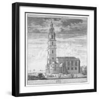 St Clement Danes Church, Westminster, London, C1719-Johannes Kip-Framed Giclee Print