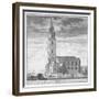 St Clement Danes Church, Westminster, London, C1719-Johannes Kip-Framed Giclee Print