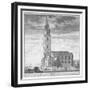 St Clement Danes Church, Westminster, London, C1719-Johannes Kip-Framed Giclee Print