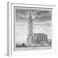 St Clement Danes Church, Westminster, London, C1719-Johannes Kip-Framed Giclee Print