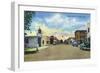 St. Cloud, Florida - Business Section View-Lantern Press-Framed Art Print