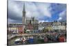 St Coleman's Cathedral from the Harbour, Cobh,County Cork, Ireland-null-Stretched Canvas