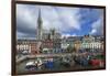 St Coleman's Cathedral from the Harbour, Cobh,County Cork, Ireland-null-Framed Premium Photographic Print