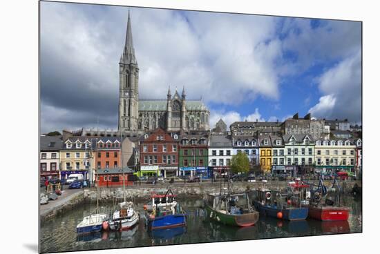 St Coleman's Cathedral from the Harbour, Cobh,County Cork, Ireland-null-Mounted Premium Photographic Print