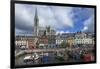 St Coleman's Cathedral from the Harbour, Cobh,County Cork, Ireland-null-Framed Photographic Print