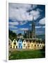 St. Coleman's Cathedral of Cobh Behind Colorful Row Houses-Charles O'Rear-Framed Photographic Print