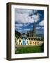 St. Coleman's Cathedral of Cobh Behind Colorful Row Houses-Charles O'Rear-Framed Photographic Print
