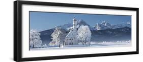 St. Coloman, Tannheimer Mountains, Allgau, Bavaria, Germany-Rainer Mirau-Framed Photographic Print