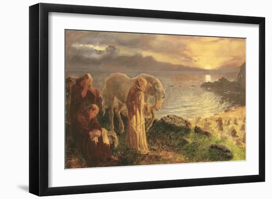 St Columba's Farewell to the White Horse, 1865-1868-Alice Boyd-Framed Giclee Print