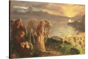 St Columba's Farewell to the White Horse, 1865-1868-Alice Boyd-Stretched Canvas