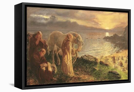 St Columba's Farewell to the White Horse, 1865-1868-Alice Boyd-Framed Stretched Canvas