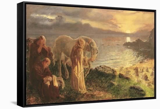 St Columba's Farewell to the White Horse, 1865-1868-Alice Boyd-Framed Stretched Canvas