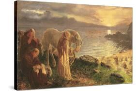 St Columba's Farewell to the White Horse, 1865-1868-Alice Boyd-Stretched Canvas